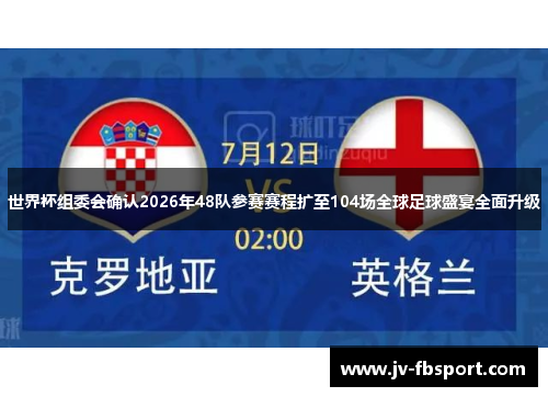 世界杯组委会确认2026年48队参赛赛程扩至104场全球足球盛宴全面升级